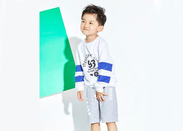 Buy cheap Comfy Kids Boys Clothes Softer French Terry Sweater With Water Printing from wholesalers