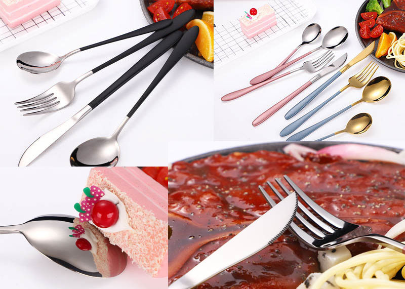 Nordic Western Kitchen Household Items 304 Stainless Steel Cutlery