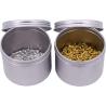 Buy cheap 5g 15g 20g 25g 30g 50g Screw Jar Containers Aluminum Silver Metal from wholesalers