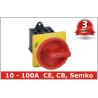 Buy cheap Semko Communication 5 Pole Rotary Isolator Switch DIN Rail , CE Rohs from wholesalers