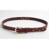Buy cheap Womens Fashional Ladies Slim Leather Belts With Colorful Stitching from wholesalers