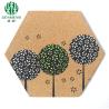 Buy cheap Natural Hot Sale Hexagonal Self-Adhesive Cork Board from wholesalers