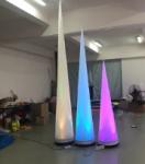 Colorful Inflatable Light Tube Cone Shape For Party Ornament 3 Years Warranty