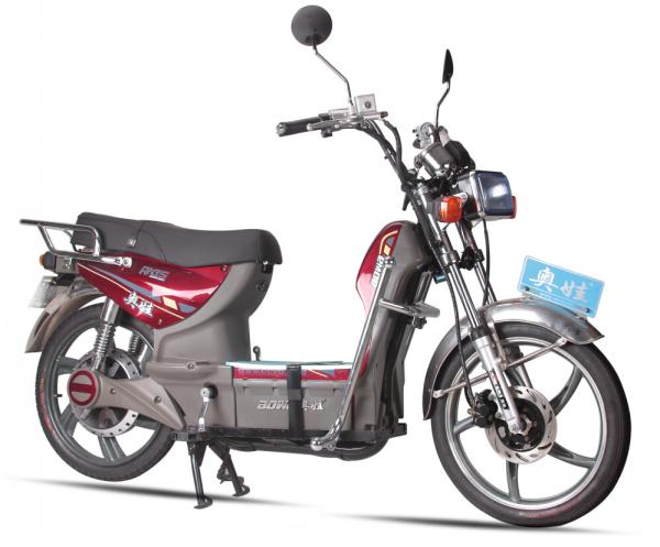 Buy cheap Mens Powerful Coolest AOWA Electric Bikes Light Red Electric Pedal Bikes from wholesalers