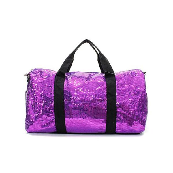 Buy cheap Beautiful Silver Sequin Tote Bag , Sequin Duffle Bag For Lady OEM / ODM Available from wholesalers