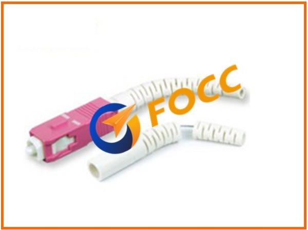Buy cheap Simplex Multimode SC UPC 45 Degree Fiber Optic Patch Cord Connector Pink Color from wholesalers