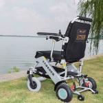 Aluminum Alloy Classic Foldable Electric Wheelchair Scooter With Brushless Motor