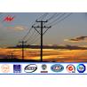 Buy cheap Galvanized 16m 10KN Electrical Steel Utility Pole 1mm To 30mm Thickness from wholesalers