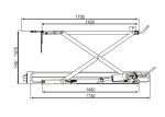 TC150 Hydraulic Motorcycle Lift Overload Protection Hydraulic Stationary Lift