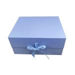 Recyclable Magnetic Kraft Gift Box , Luxury Paper Box With Ribbon OEM