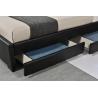 Buy cheap Pu Faux Leather LED Upholstered Bed With Storage Drawer 12 Months Warranty from wholesalers