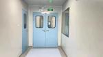 Steel Sealed Modular Cleanroom Door Manual Double Door Smooth Surface