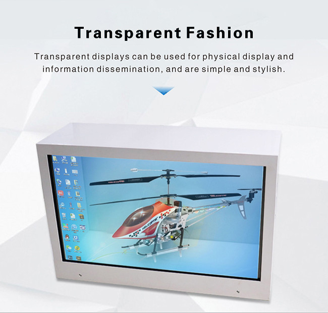 1080P Transparent LCD Display Dual OS See Through LCD Screen