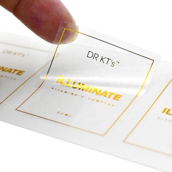 Buy cheap Pantone Color PVC Vinyl Sticker , Anti Counterfeit Foil Stamp Stickers from wholesalers