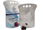 Buy cheap Portable Round Wine / Drink Stand Up Bag In Box Bags With Spigot 1.5L For Travel Camping Hiking from wholesalers