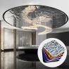 Buy cheap Bamboo Charcoal Water Ripple Wood Veneer Plate Carbon Crystal Plate Bamboo Wood Fiber Wall Panel from wholesalers