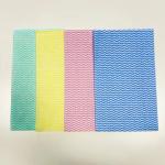 KILINE Colorful Kitchen Non-Woven Cloth Disposable / Reusable Striped Kitchen