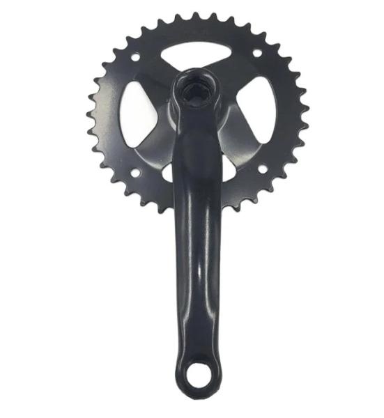 Hot sale Black color bicycle chainwheel and crank 38T 170MM. City Bike Lady Bike