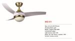 42 Inch Dimmable Remote Control Ceiling Fan 3 Bright White ABS Blades