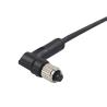 Buy cheap Female 90 Degrees Molded M5 Cable Connector A Code 250VAC from wholesalers