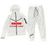 Buy cheap Custom Logo OEM Fleece Jogging Set Gym Sports Zipper up Hoodie Jogger Women Sweat Tracksuits from wholesalers