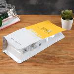 Buy cheap Food Grade Zipper 60mic Flat Bottom Stand Up Pouch Morinaga Powder Tea Bags Pack Coffee With Valve from wholesalers