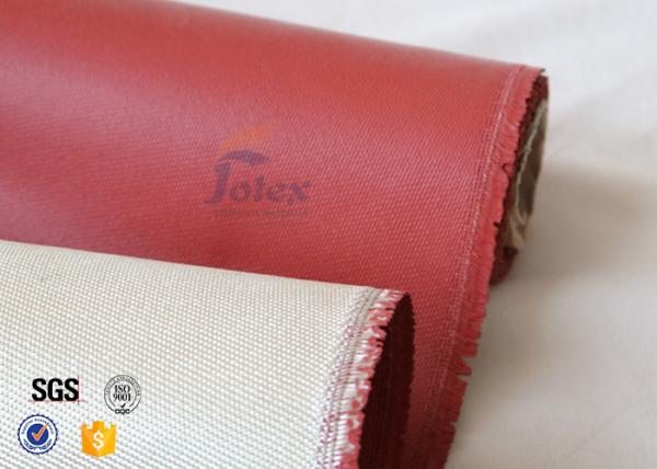 Buy cheap 800℃ Single Side Silicone Coated Fiberglass Cloth 680g 36" ISO9001 2008 from wholesalers