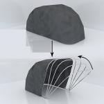 Operation Maunual Stainless Steel Portable Carport Garage Tent for Car without
