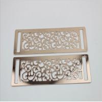 Buy cheap Simple design gold hollow pattern iron sheets shoelace metal buckles product
