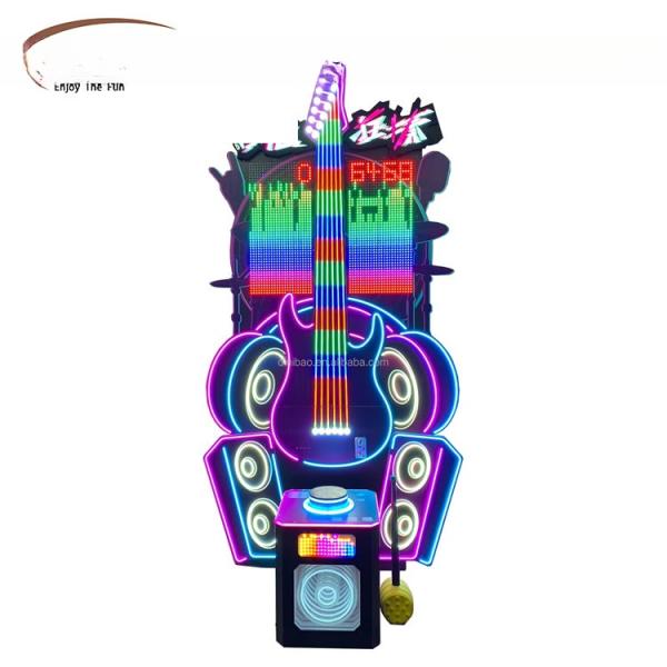 Buy cheap Entertainment Attractive Design Crazy Guitar Game Machine Coin Operated from wholesalers