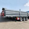 Buy cheap 3 Axle Tipper Semi Trailer 60 Ton Dump Trailer Truck In Africa With Durable Design from wholesalers