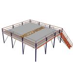 6000kg Mezzanine Storage Systems Multi Tiers