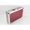 Buy cheap Lockable Aluminum Watch Display Case For 37 Watches Red PU Leather Material from wholesalers