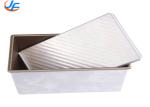 RK Bakeware China Foodservice NSF 400 Gram Aluminum Loaf Pans , Nonstick Large
