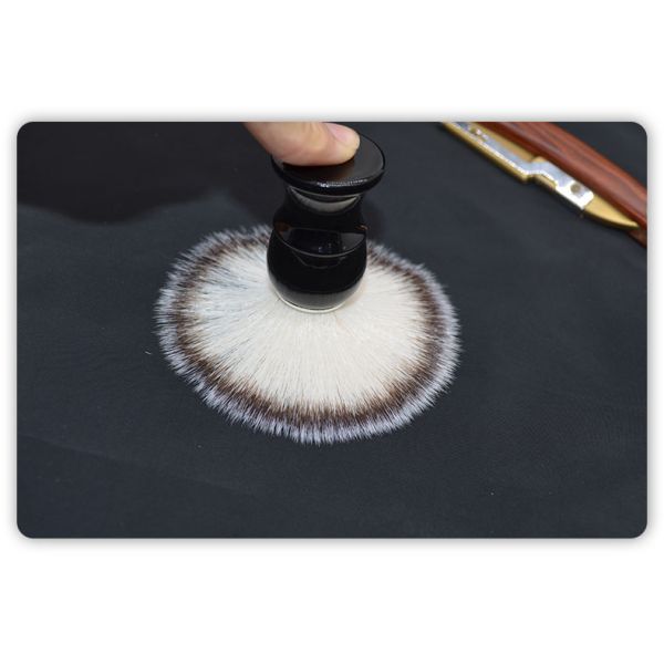 A Classic Black Customized Color Brush for Men Abeis Designer Travel Shaving Brush 2021