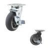 Buy cheap TPR Hands Free Side Brake Pedal Swivel 6" Braked Swivel Castors from wholesalers