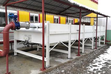 Copper Tube Epoxy Resin Fin Air Dry Coolers Power Plant Radiator