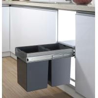 Buy cheap Durable Kitchen Cabinet Accessories Pull - Out Assembly Waste Bin For Storage product