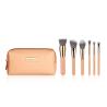 Buy cheap Vonira Fashion Mini Travel Makeup Brush Set Rosy Pink Color With Zipper Case from wholesalers