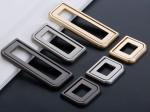 Brush Brass Hidden Drawer Pulls Kitchen Cabinet Knobs / Closet Square 96mm