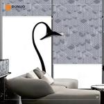 Heavy Duty Textured Jacquard Roller Blinds Fabric Horizontal Coating Blackout