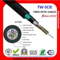 Buy cheap 36 Cores ofc Armoured Cable Direct Burial Loose Tube Fiber Optic Cable GYTA53 product