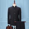 Buy cheap wholesale custom slim fit mens chinese collar suit from wholesalers
