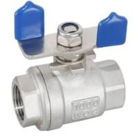 Buy cheap 1 Inch Ss304 Ss316 Ball Valve Stainless Steel Pn16 Pn25 Thread 2pc Long Handle product