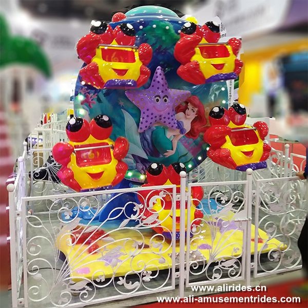 Mini fairground rides ferris wheel with trailer mounted carnival rides for sale