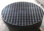 Outdoor Metal Manhole Cover Grating 25*3mm Circular Galvanised Grate