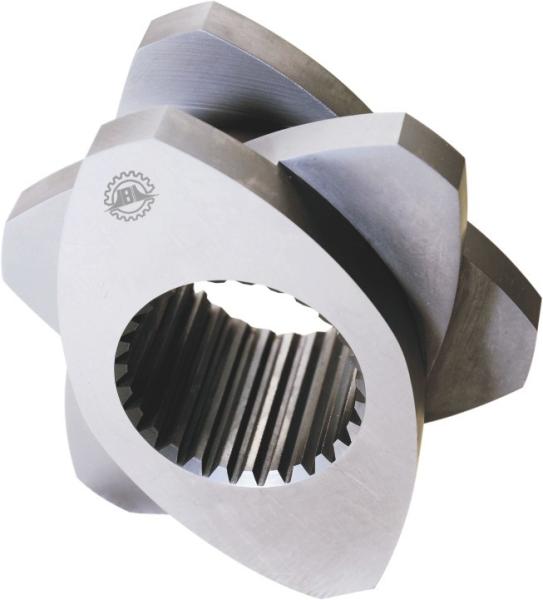 Buy cheap Melting Zone Twin Screw Extruder Parts 30° 45° 60° 90° Angle Screws 71mm OD from wholesalers