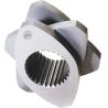 Buy cheap Melting Zone Twin Screw Extruder Parts 30° 45° 60° 90° Angle Screws 71mm OD from wholesalers