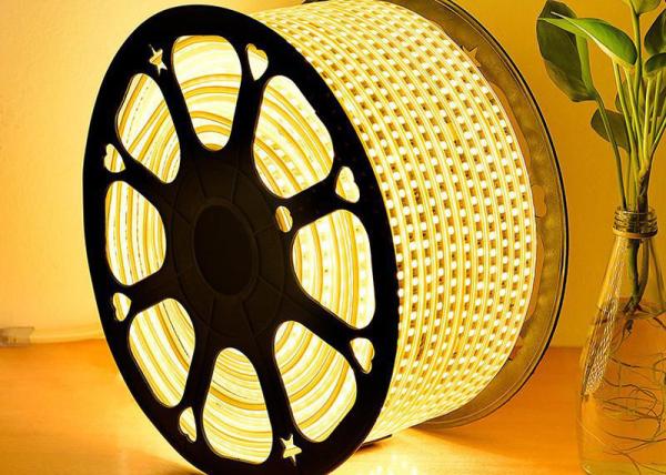 Buy cheap AC110V / 220V Flexible High Voltage LED Strip Light Warm White SMD2835 LED from wholesalers