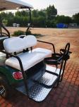 White Classic 4 Seater Electric Golf Cart Customized With Colors And Logos With